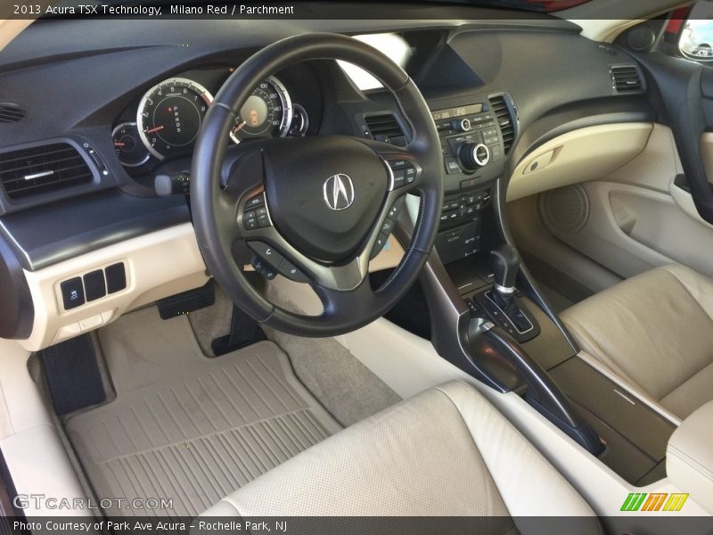 Milano Red / Parchment 2013 Acura TSX Technology