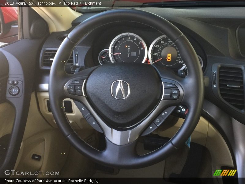 Milano Red / Parchment 2013 Acura TSX Technology