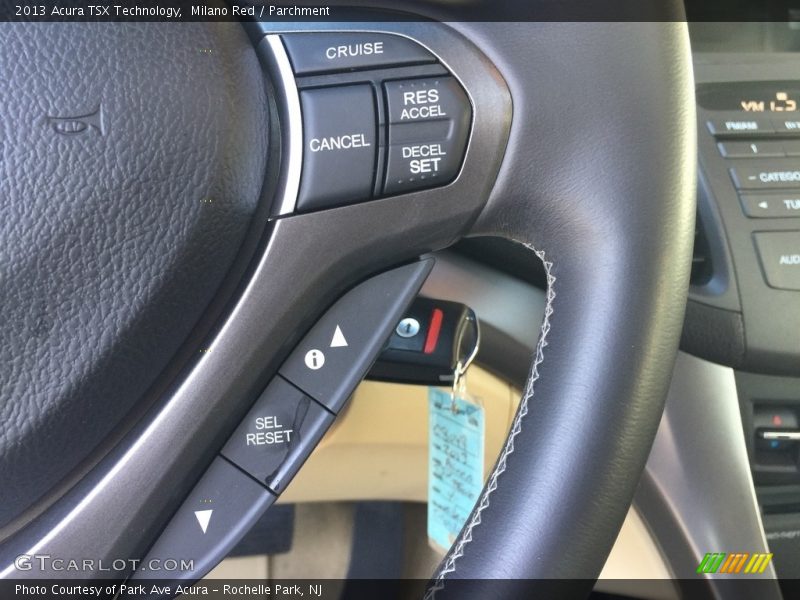 Milano Red / Parchment 2013 Acura TSX Technology