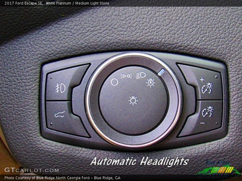 White Platinum / Medium Light Stone 2017 Ford Escape SE