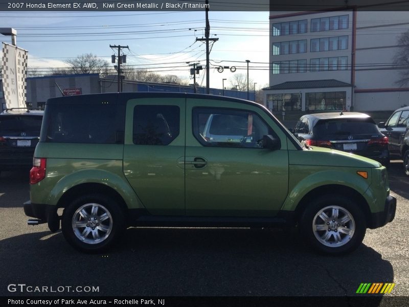 Kiwi Green Metallic / Black/Titanium 2007 Honda Element EX AWD