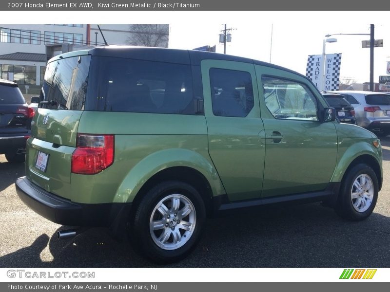 Kiwi Green Metallic / Black/Titanium 2007 Honda Element EX AWD