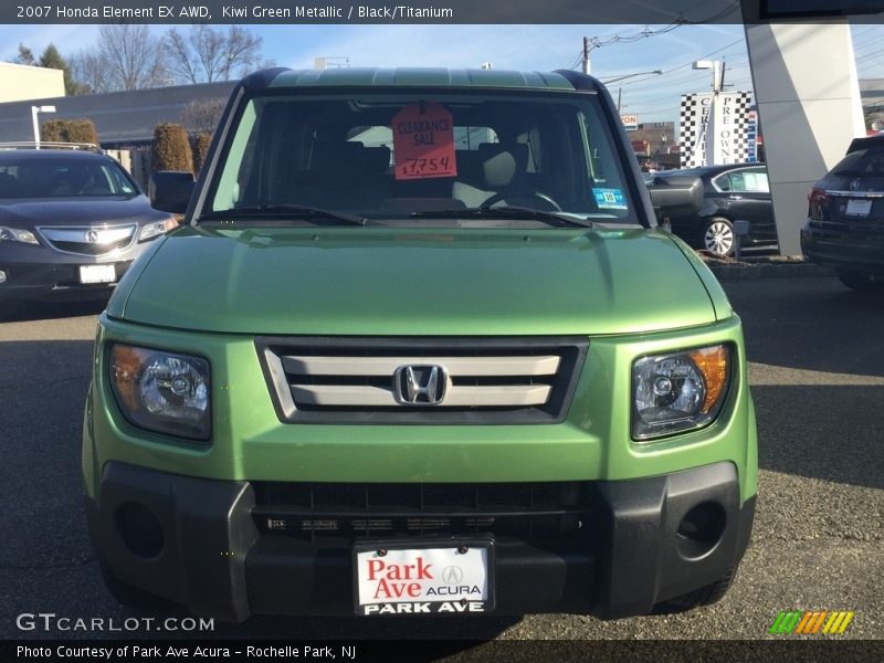 Kiwi Green Metallic / Black/Titanium 2007 Honda Element EX AWD