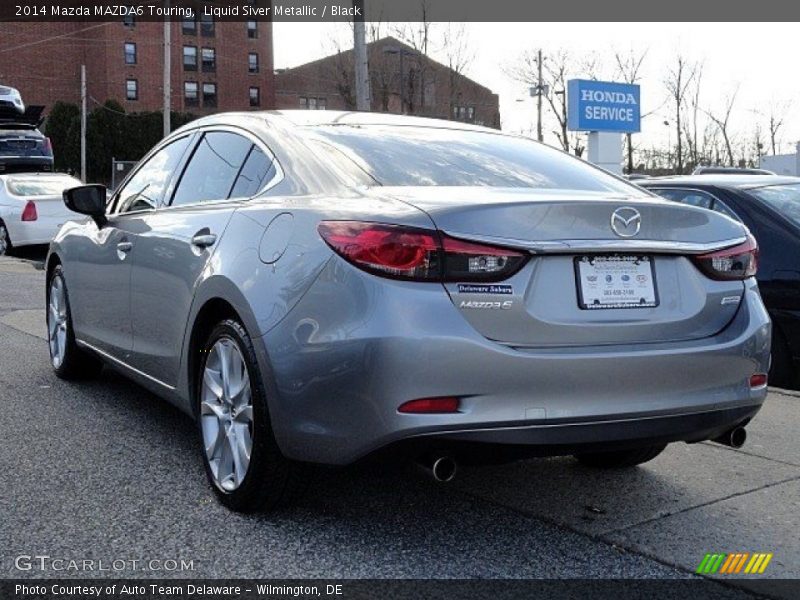 Liquid Siver Metallic / Black 2014 Mazda MAZDA6 Touring