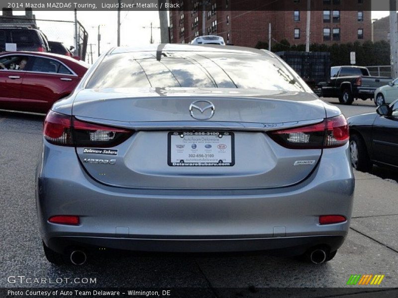 Liquid Siver Metallic / Black 2014 Mazda MAZDA6 Touring