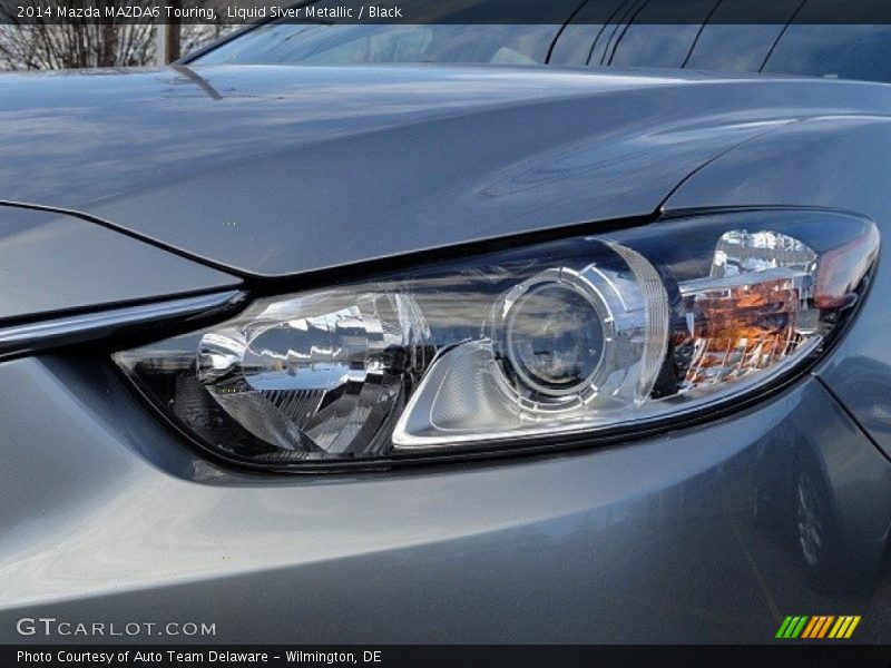 Liquid Siver Metallic / Black 2014 Mazda MAZDA6 Touring