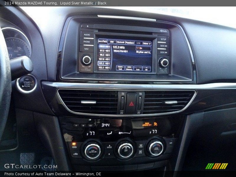 Liquid Siver Metallic / Black 2014 Mazda MAZDA6 Touring