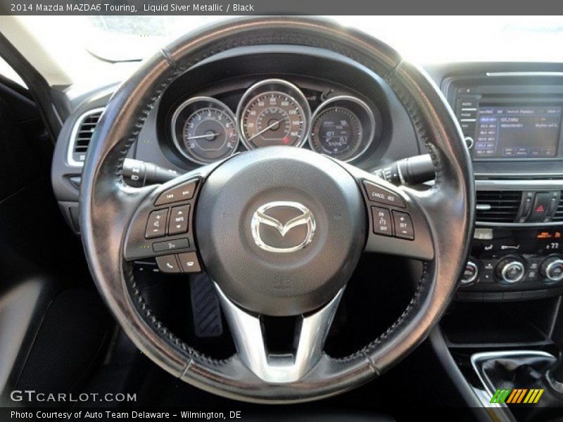 Liquid Siver Metallic / Black 2014 Mazda MAZDA6 Touring