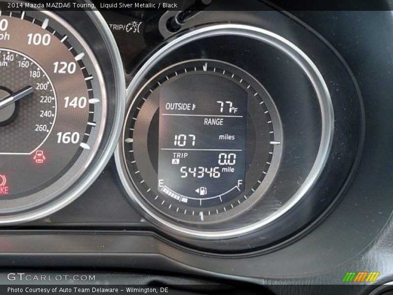 Liquid Siver Metallic / Black 2014 Mazda MAZDA6 Touring