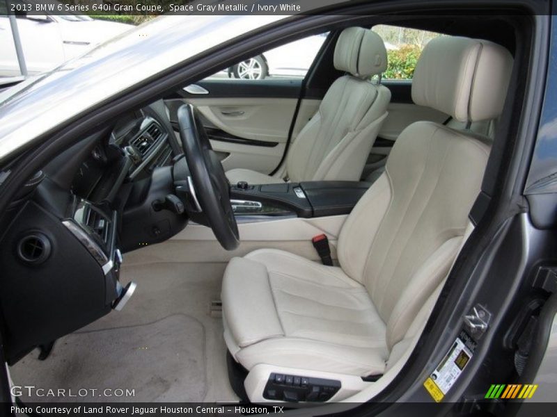 Front Seat of 2013 6 Series 640i Gran Coupe