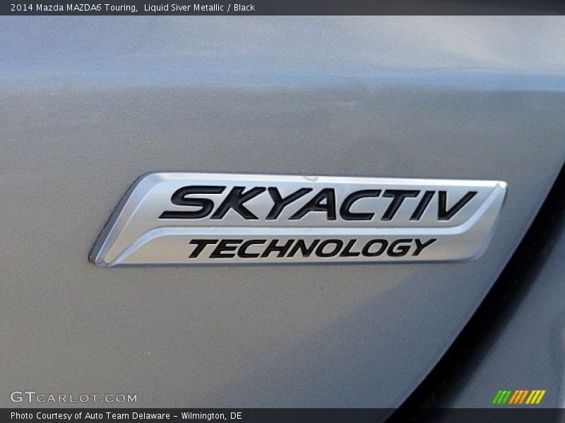 Liquid Siver Metallic / Black 2014 Mazda MAZDA6 Touring
