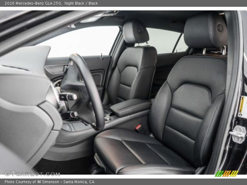 Night Black / Black 2016 Mercedes-Benz GLA 250