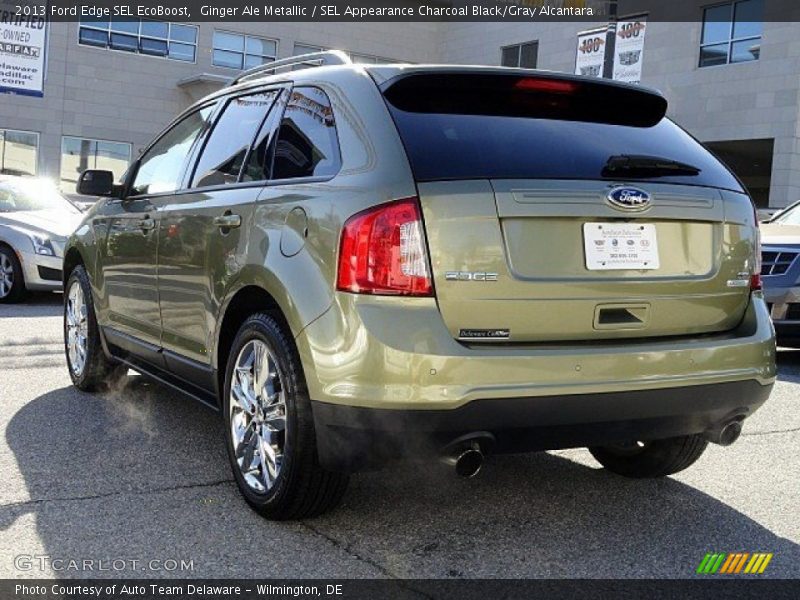 Ginger Ale Metallic / SEL Appearance Charcoal Black/Gray Alcantara 2013 Ford Edge SEL EcoBoost