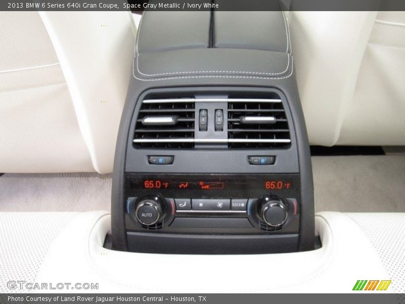 Space Gray Metallic / Ivory White 2013 BMW 6 Series 640i Gran Coupe