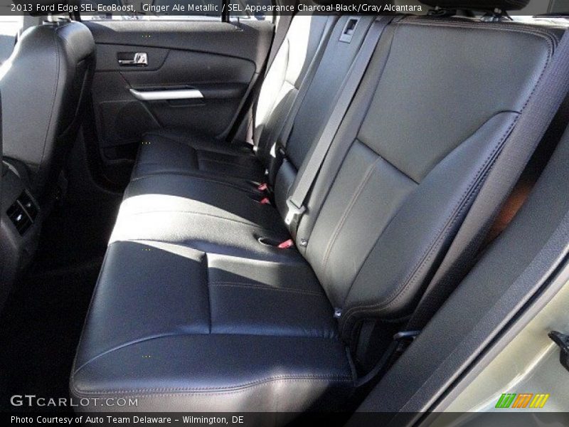 Ginger Ale Metallic / SEL Appearance Charcoal Black/Gray Alcantara 2013 Ford Edge SEL EcoBoost