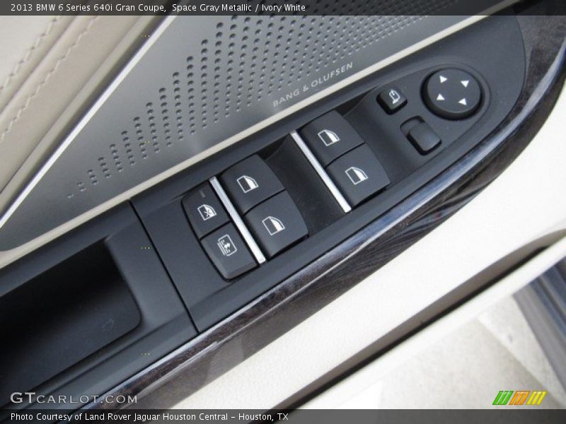Space Gray Metallic / Ivory White 2013 BMW 6 Series 640i Gran Coupe