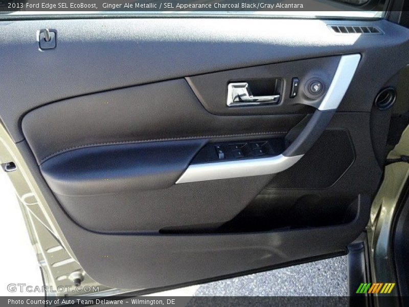 Ginger Ale Metallic / SEL Appearance Charcoal Black/Gray Alcantara 2013 Ford Edge SEL EcoBoost