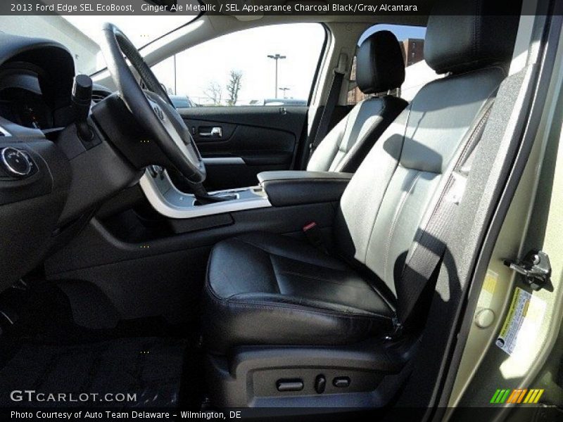 Ginger Ale Metallic / SEL Appearance Charcoal Black/Gray Alcantara 2013 Ford Edge SEL EcoBoost