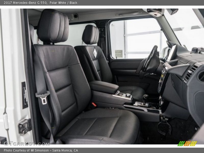 Polar White / Black 2017 Mercedes-Benz G 550