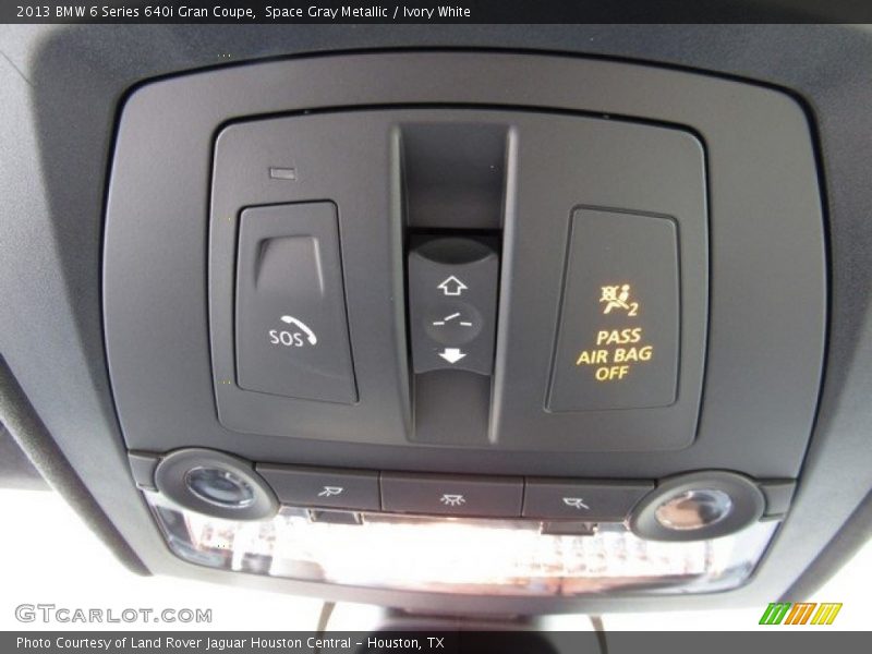 Space Gray Metallic / Ivory White 2013 BMW 6 Series 640i Gran Coupe