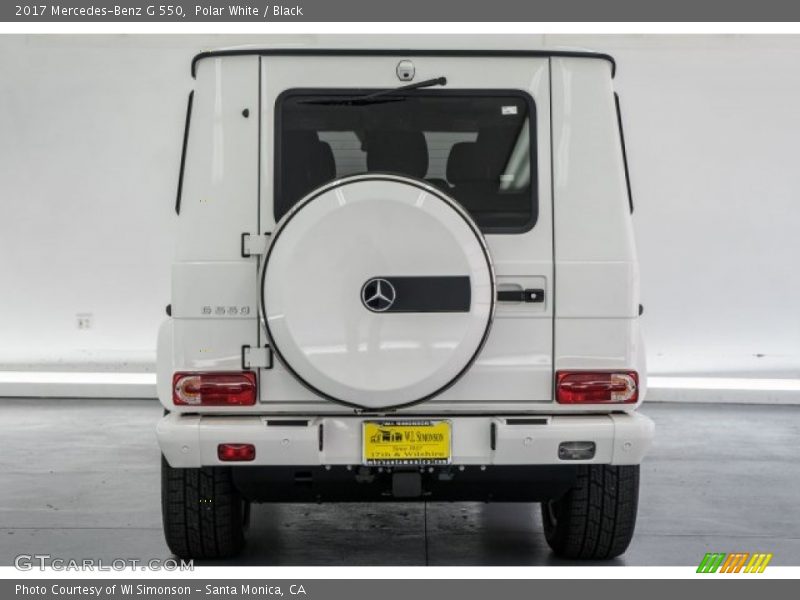 Polar White / Black 2017 Mercedes-Benz G 550