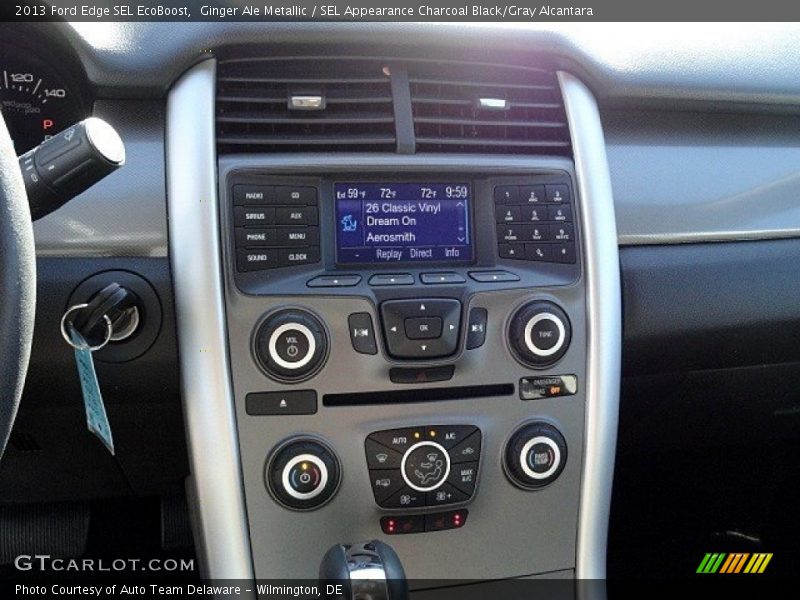 Ginger Ale Metallic / SEL Appearance Charcoal Black/Gray Alcantara 2013 Ford Edge SEL EcoBoost