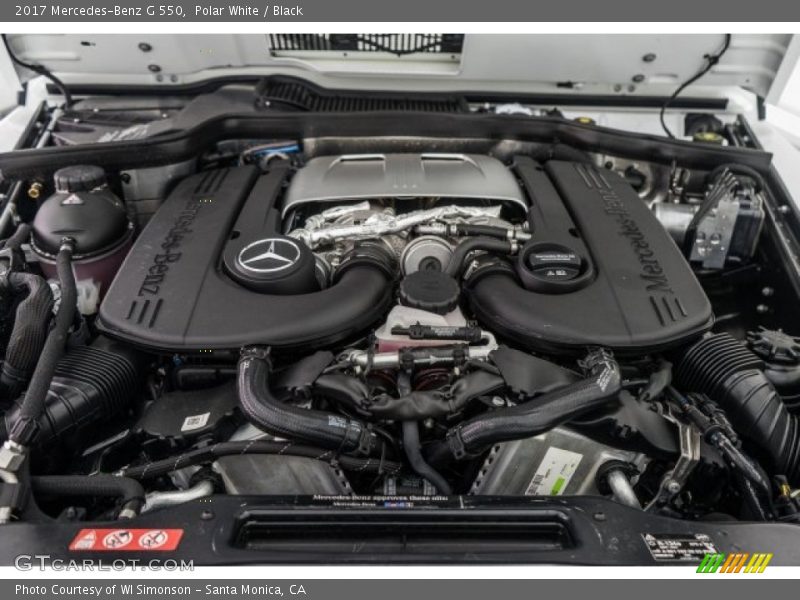  2017 G 550 Engine - 4.0 Liter DI biturbo DOHC 32-Valve VVT V8