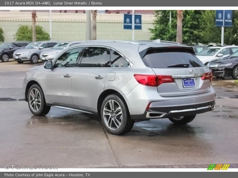 Lunar Silver Metallic / Ebony 2017 Acura MDX SH-AWD