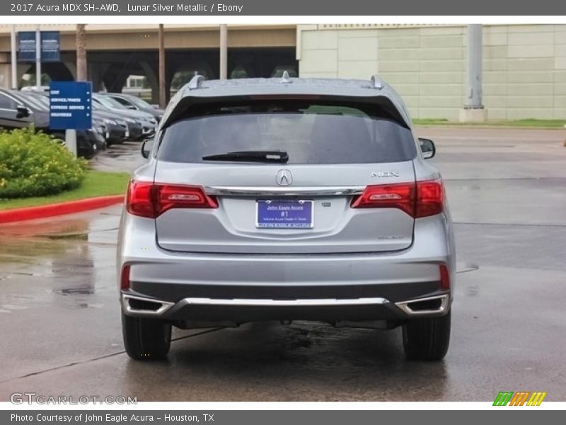 Lunar Silver Metallic / Ebony 2017 Acura MDX SH-AWD