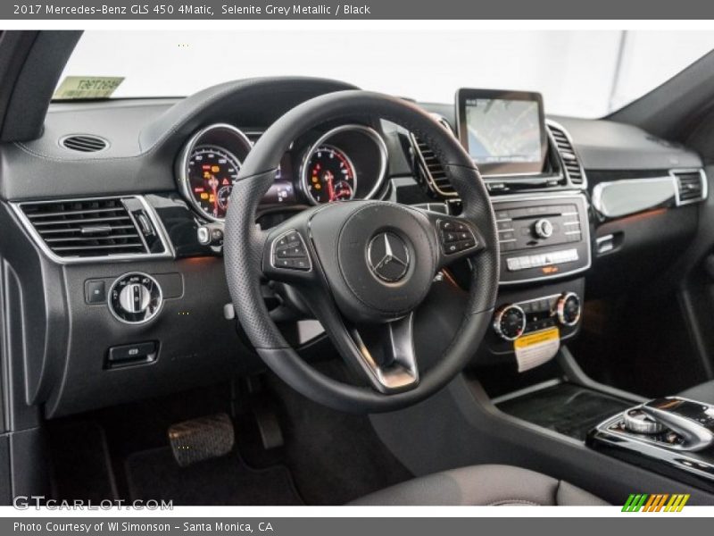 Selenite Grey Metallic / Black 2017 Mercedes-Benz GLS 450 4Matic