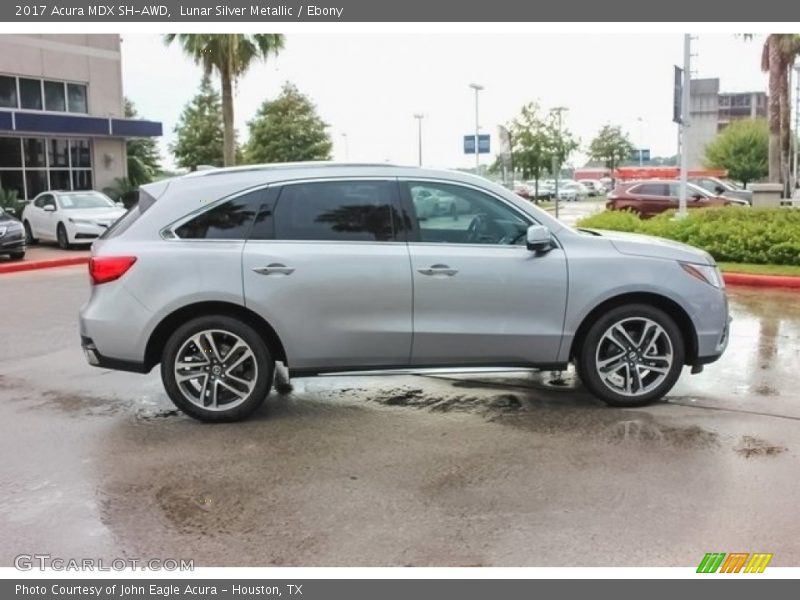 Lunar Silver Metallic / Ebony 2017 Acura MDX SH-AWD