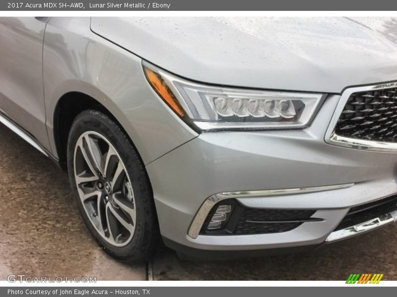 Lunar Silver Metallic / Ebony 2017 Acura MDX SH-AWD