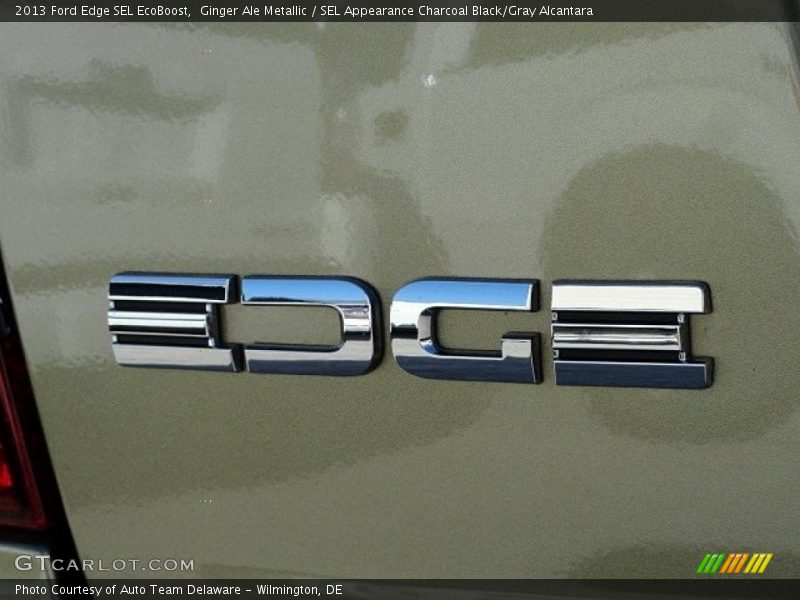 Ginger Ale Metallic / SEL Appearance Charcoal Black/Gray Alcantara 2013 Ford Edge SEL EcoBoost