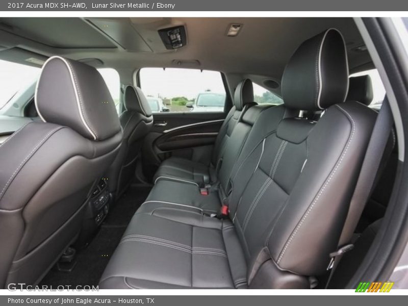 Rear Seat of 2017 MDX SH-AWD
