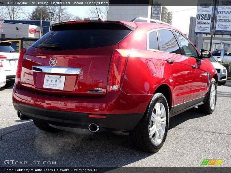 Crystal Red Tincoat / Ebony/Ebony 2016 Cadillac SRX Luxury