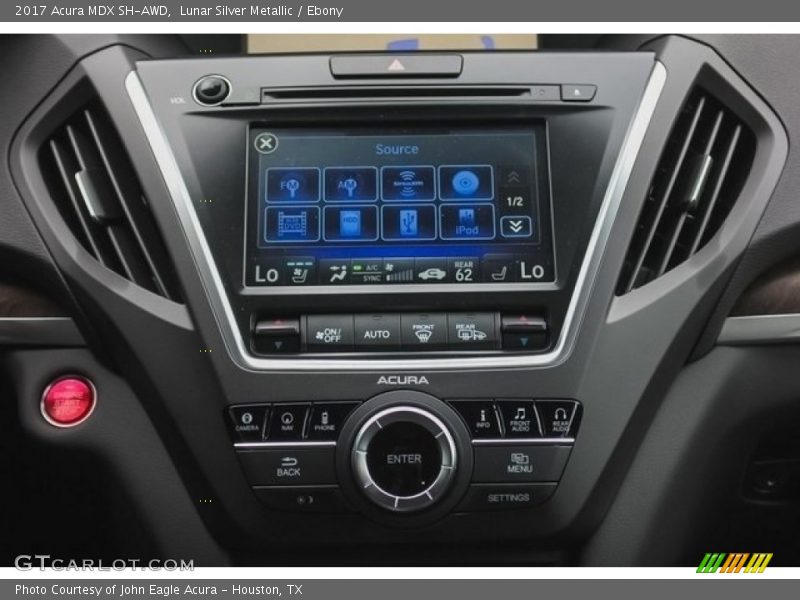 Controls of 2017 MDX SH-AWD