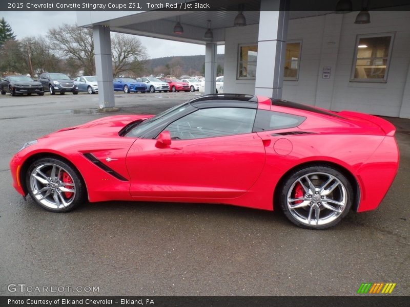 Torch Red / Jet Black 2015 Chevrolet Corvette Stingray Coupe Z51