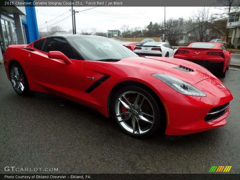 Torch Red / Jet Black 2015 Chevrolet Corvette Stingray Coupe Z51