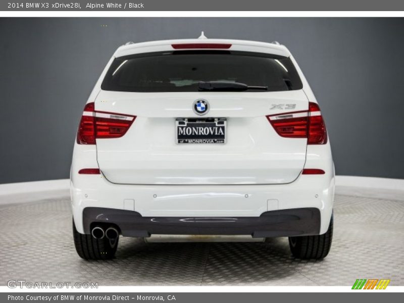 Alpine White / Black 2014 BMW X3 xDrive28i