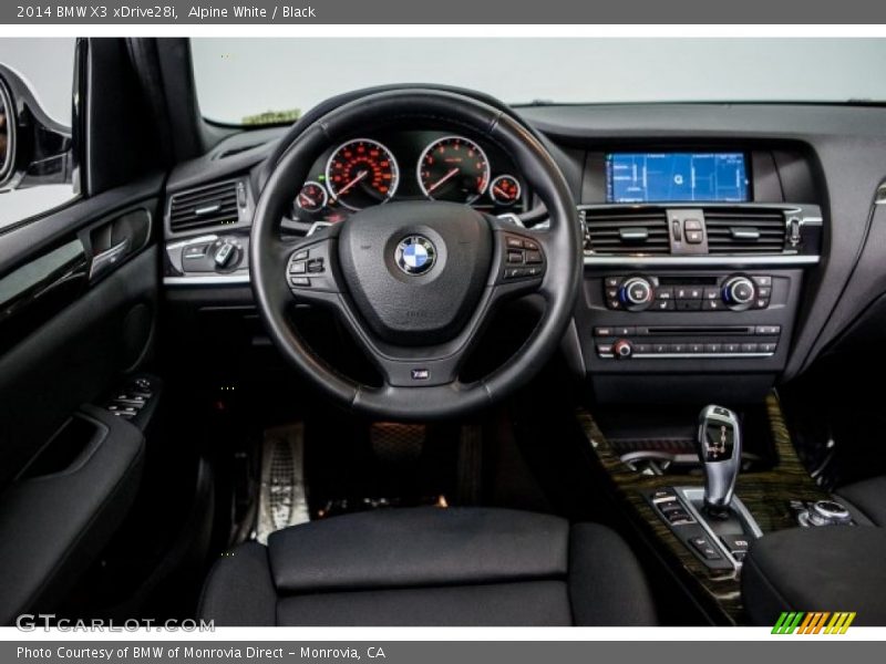 Alpine White / Black 2014 BMW X3 xDrive28i