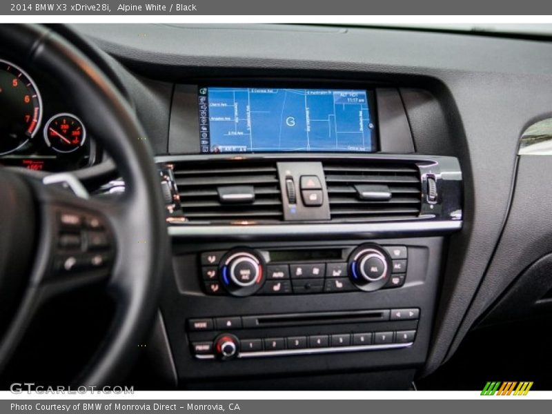 Alpine White / Black 2014 BMW X3 xDrive28i