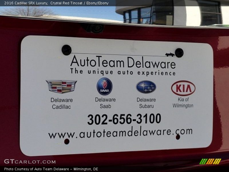 Crystal Red Tincoat / Ebony/Ebony 2016 Cadillac SRX Luxury
