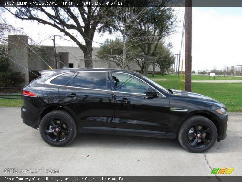 Ultimate Black / Jet w/Tan 2017 Jaguar F-PACE 35t AWD Prestige
