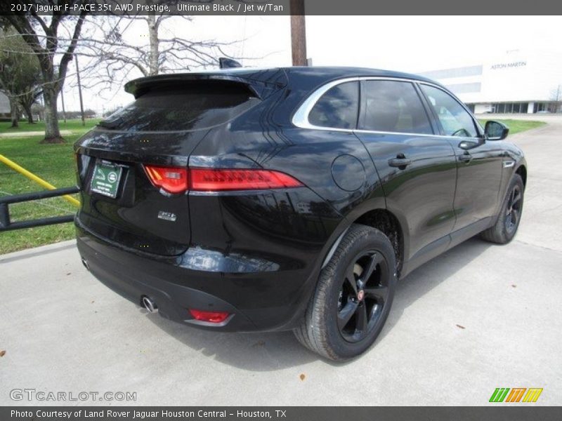 Ultimate Black / Jet w/Tan 2017 Jaguar F-PACE 35t AWD Prestige