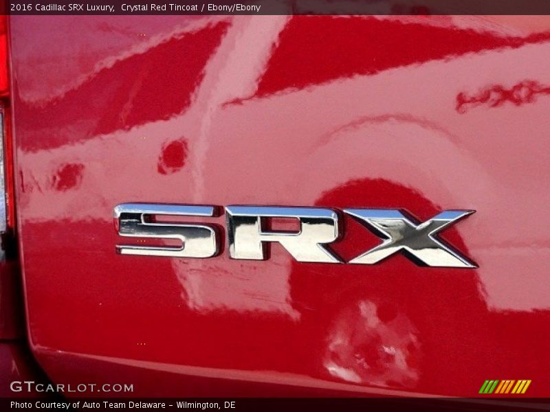 Crystal Red Tincoat / Ebony/Ebony 2016 Cadillac SRX Luxury