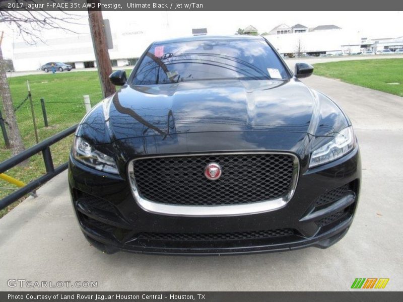 Ultimate Black / Jet w/Tan 2017 Jaguar F-PACE 35t AWD Prestige