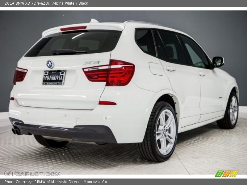 Alpine White / Black 2014 BMW X3 xDrive28i