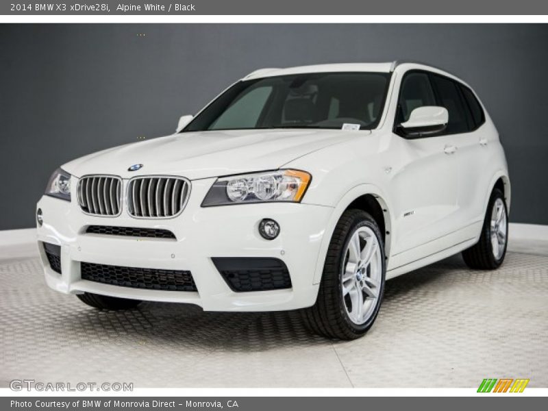 Alpine White / Black 2014 BMW X3 xDrive28i