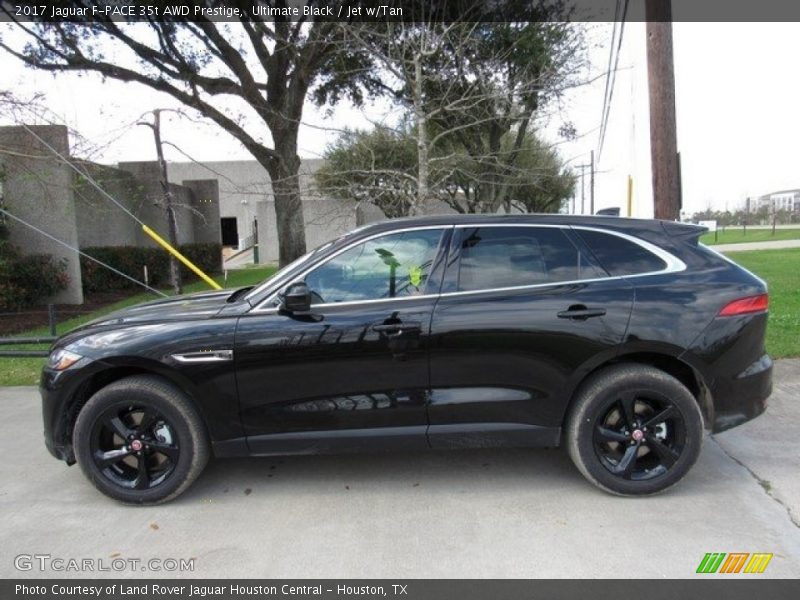 Ultimate Black / Jet w/Tan 2017 Jaguar F-PACE 35t AWD Prestige