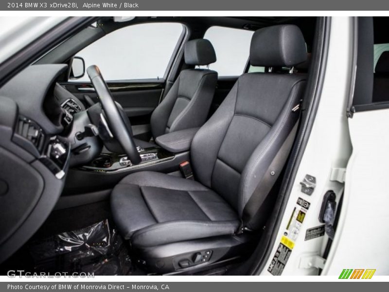Alpine White / Black 2014 BMW X3 xDrive28i